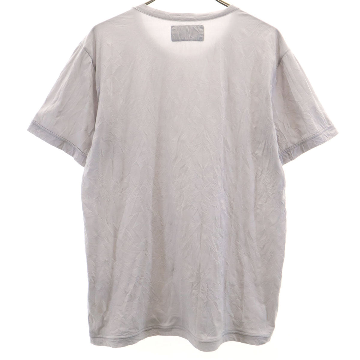 Y's ワイズ 日本製 半袖 ワッシャー加工 Tシャツ 3 グレー ヨウジヤマモト レディース