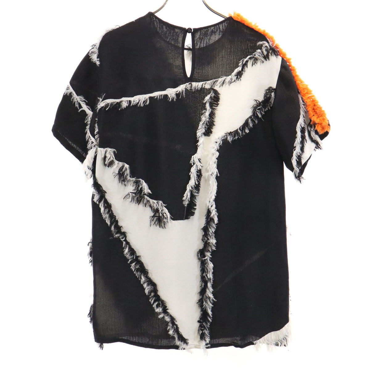 VERSACE ヴェルサーチ イタリア製 半袖 カットソー 36 ブラック レディース