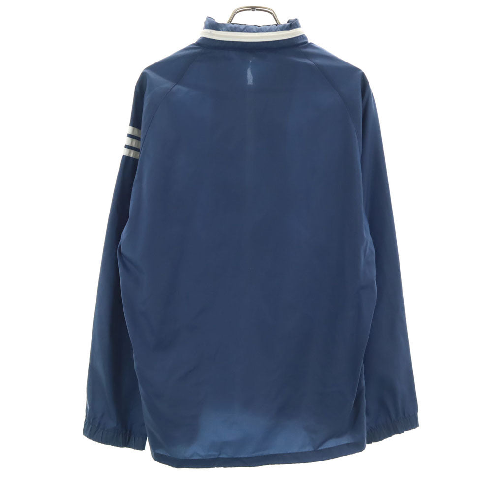 adidas アディダス 70s ヴィンテージ デサント製 トレフォイルロゴ ナイロンジャケット ネイビー メンズ