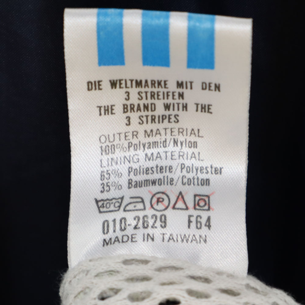 adidas アディダス 80s ヴィンテージ 万国旗タグ トレフォイルロゴ マルチカラー ブルゾン S レッド メンズ