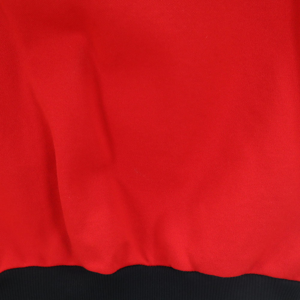 adidas アディダス 70s ヴィンテージ デサント製 西ドイツタグ トレフォイルロゴ トラックジャケット 7 レッド メンズ