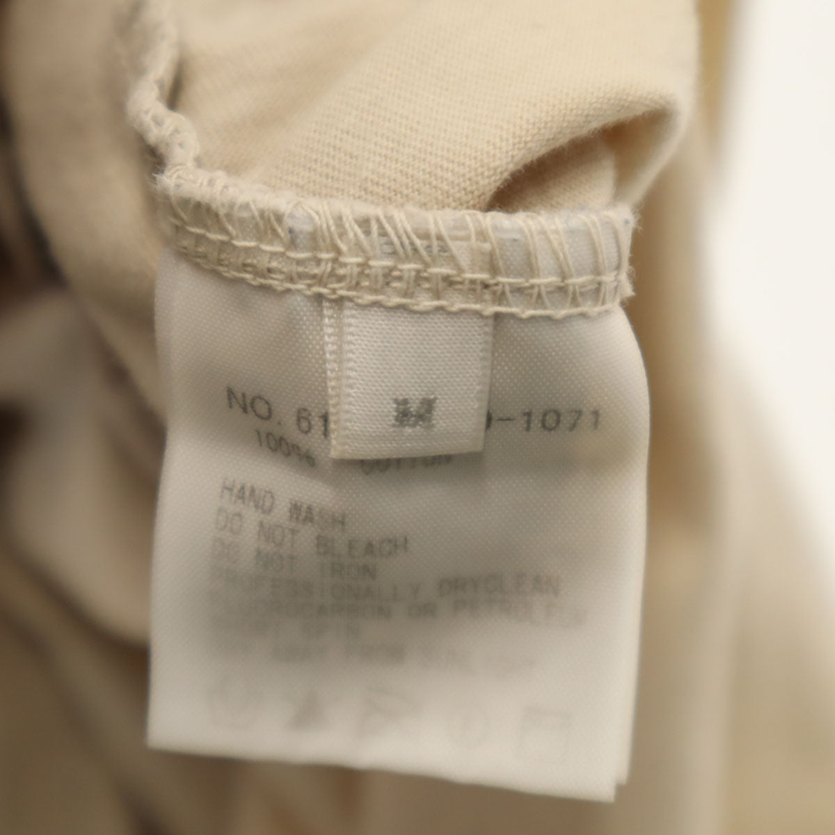 Ron Herman ロンハーマン 日本製 半袖 Vネック Tシャツ M ベージュ メンズ