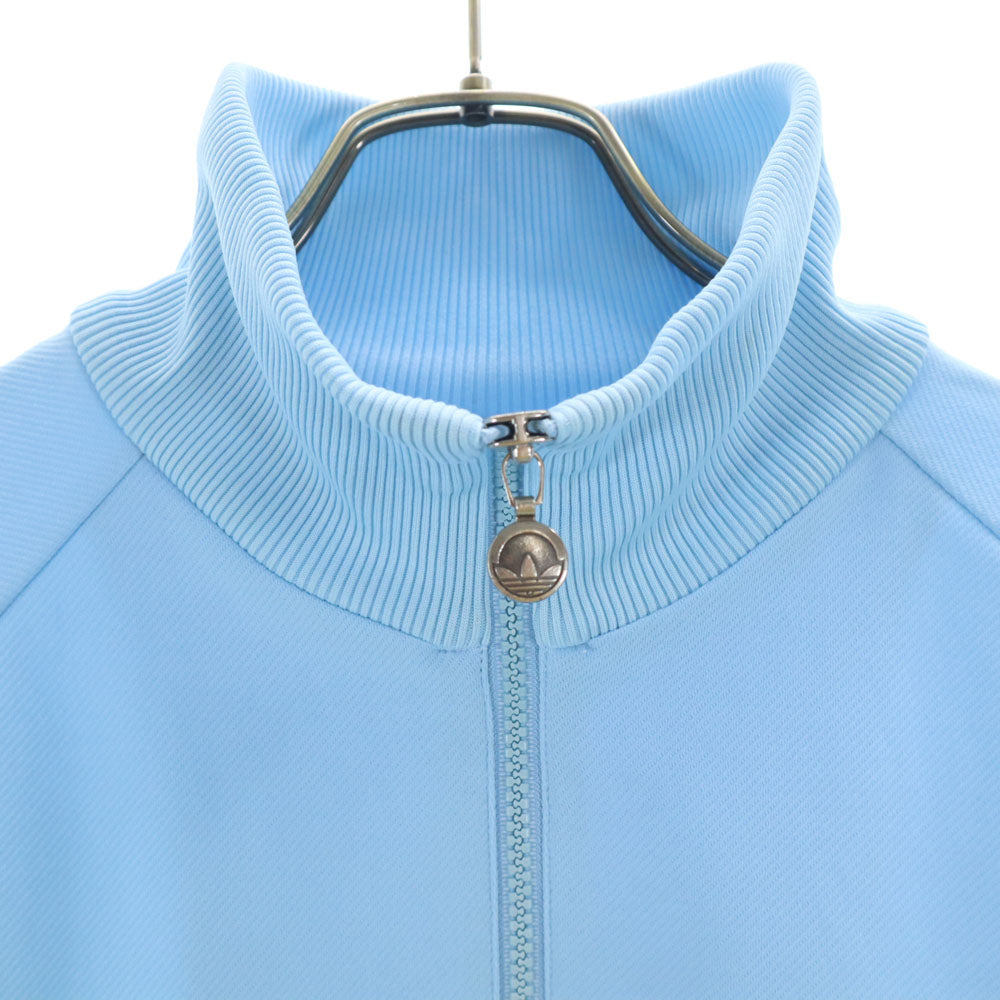 adidas アディダス 70s ヴィンテージ デサント製 西ドイツタグ トレフォイルロゴ トラックジャケット M ライトブルー メンズ