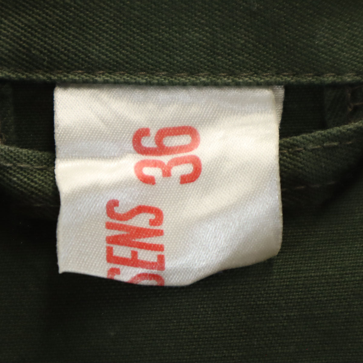 MICHIELSENS ミシェルセンス 80s ヴィンテージ 半袖 ベルギー軍 ミリタリー シャツジャケット 36 カーキ メンズ