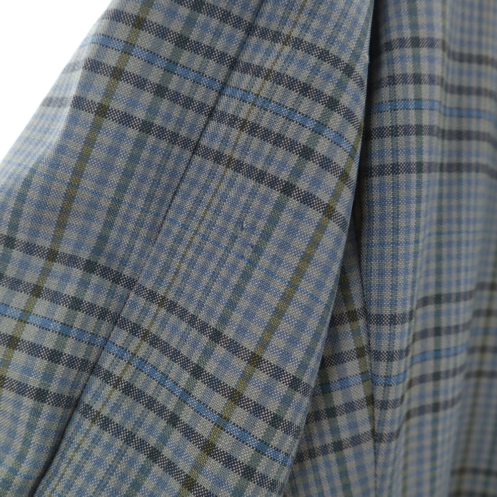 Burberrys バーバリーズ 90s オールド CTK83 チェック柄 テーラードジャケット BE4 ブルー メンズ