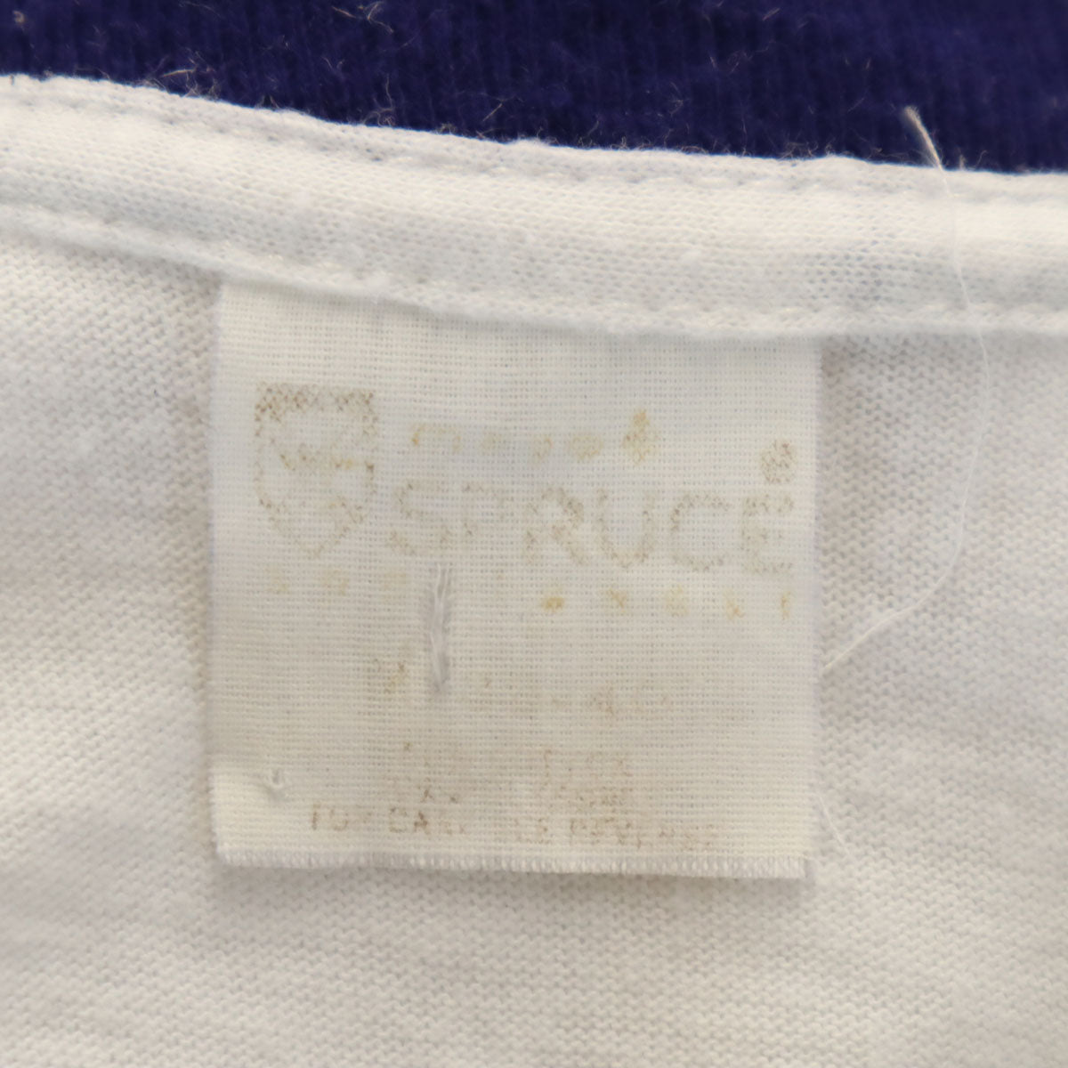 SPRUCE スプルース 70s ヴィンテージ 半袖 リンガー Tシャツ 白 メンズ