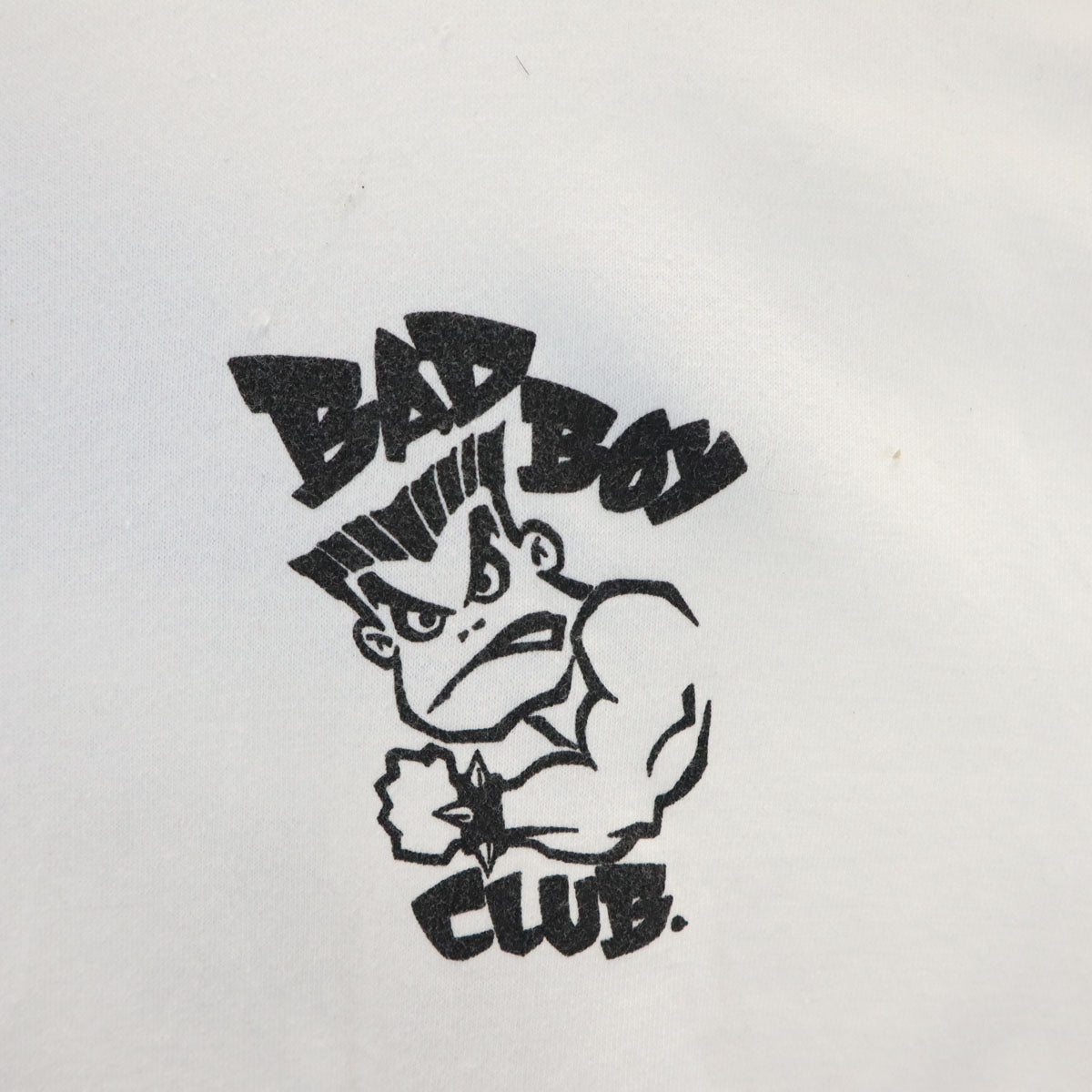 BADBOY CLUB バッドボーイクラブ バックプリント 半袖 Tシャツ M 白 メンズ