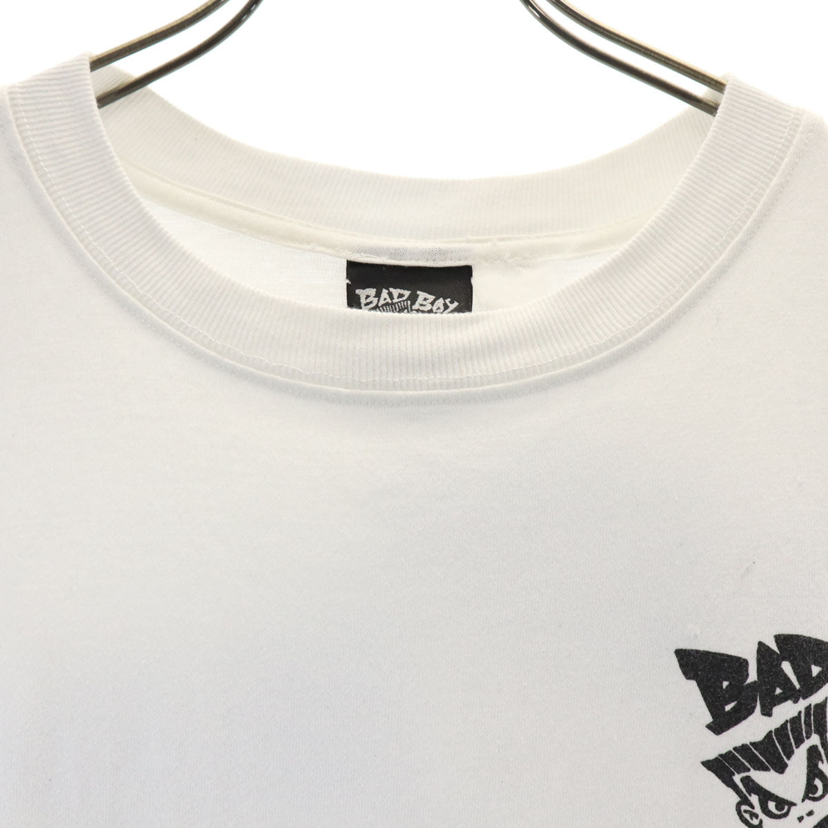 BADBOY CLUB バッドボーイクラブ バックプリント 半袖 Tシャツ M 白 メンズ