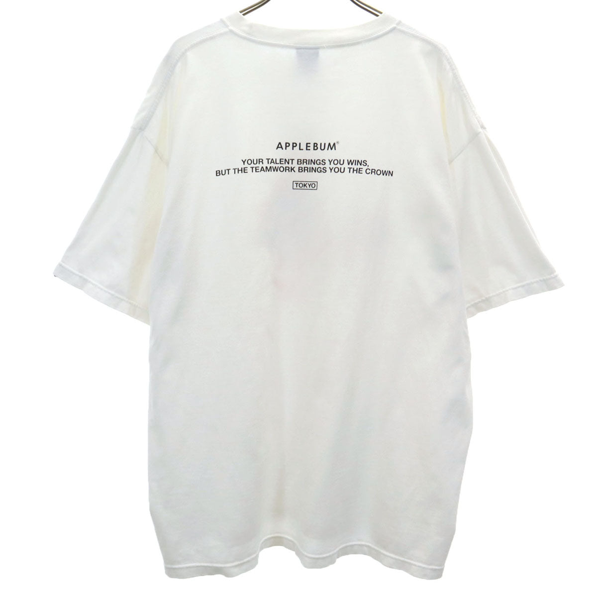 APPLEBUM アップルバム シカゴ ボーイ 半袖 Tシャツ XXL ホワイト CHICAGO BOY ビッグサイズ メンズ