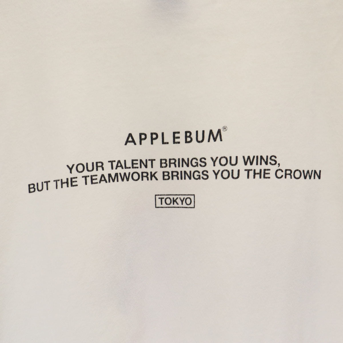 APPLEBUM アップルバム シカゴ ボーイ 半袖 Tシャツ XXL ホワイト CHICAGO BOY ビッグサイズ メンズ