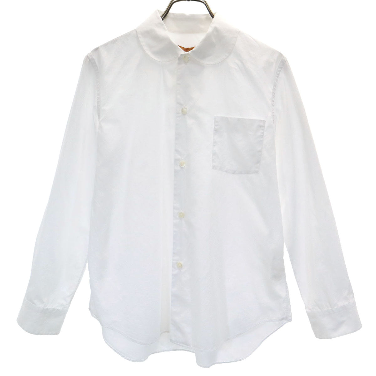 tricot COMME des GARCONS トリココムデギャルソン 2010年 日本製 長袖 コットンシャツ M ホワイト レディース
