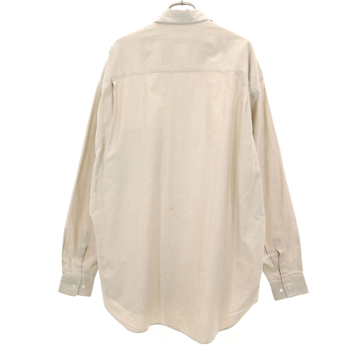 イタリー製　 サルヴァトーレ・フェラガモ 　メンズ　コットン　生成り　ハーフコート　スプリングコート　Ｌ 古着 イタリア製 2way 中綿ジャケット 46 ネイビー×レッド ベスト