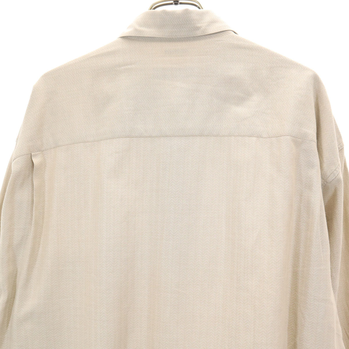 イタリー製　 サルヴァトーレ・フェラガモ 　メンズ　コットン　生成り　ハーフコート　スプリングコート　Ｌ 古着 イタリア製 2way 中綿ジャケット 46 ネイビー×レッド ベスト