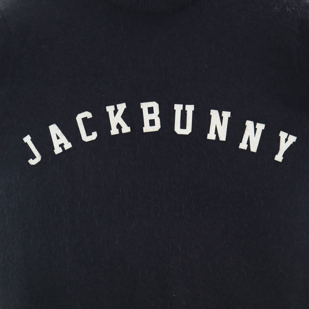 Jack Bunny!! by PEARLY GATES ジャックバニーバイパーリーゲイツ ゴルフ 長袖 セーター 4 ネイビー ニット メンズ