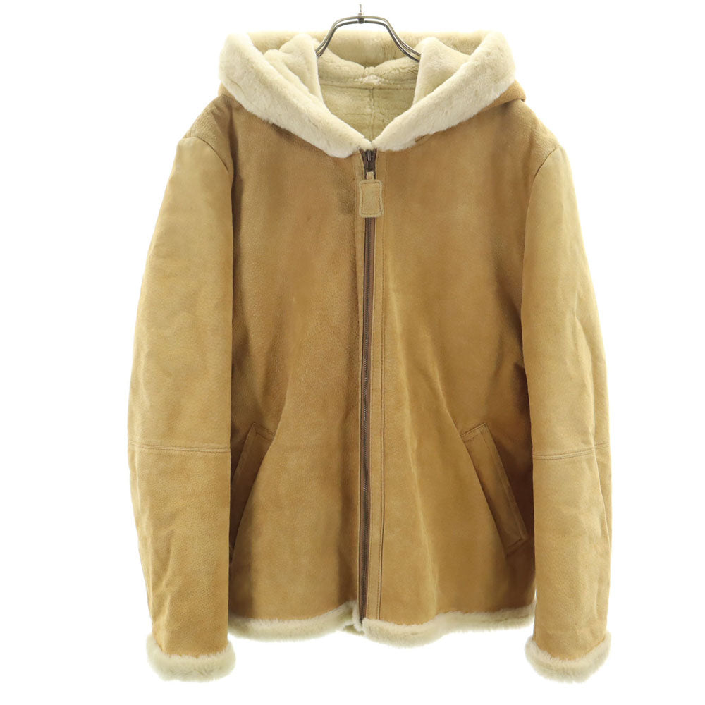 SUGGESTION サジェッション 90s オールド ビックスキン ムートンジャケット M ベージュ メンズ