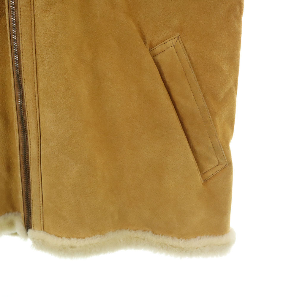 SUGGESTION サジェッション 90s オールド ビックスキン ムートンジャケット M ベージュ メンズ