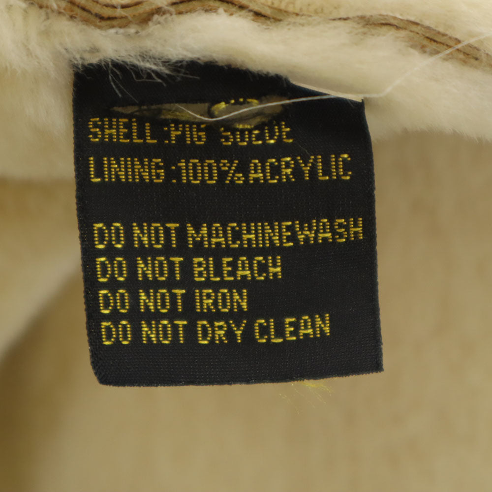 SUGGESTION サジェッション 90s オールド ビックスキン ムートンジャケット M ベージュ メンズ