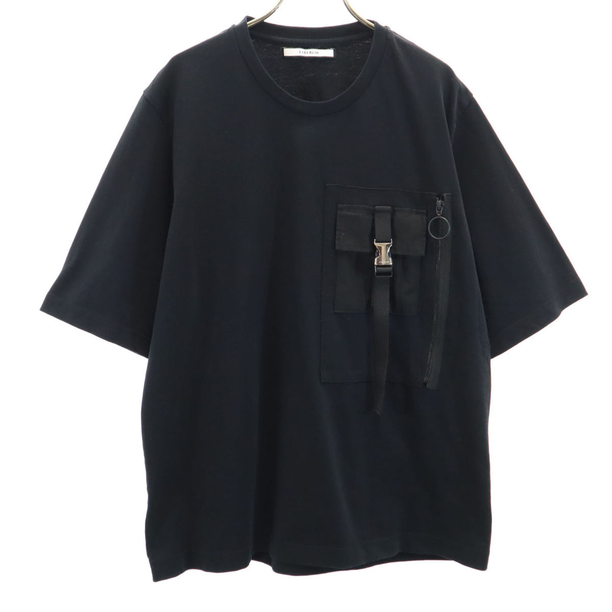 LIBERUM リベルム 日本製 半袖 EX.TACTICAL Tシャツ 2 ブラック ポケT メンズ