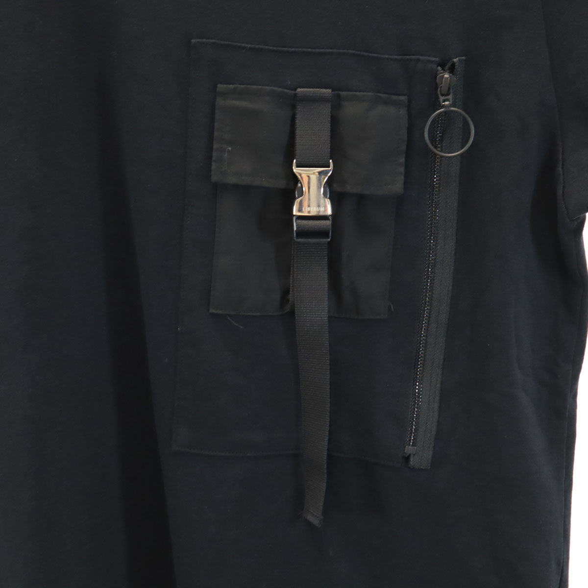 LIBERUM リベルム 日本製 半袖 EX.TACTICAL Tシャツ 2 ブラック ポケT メンズ