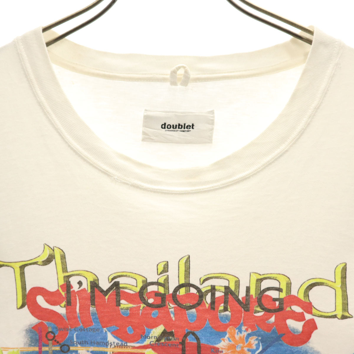 doublet ダブレット 20AW 半袖 Tシャツ ホワイト系 メンズ