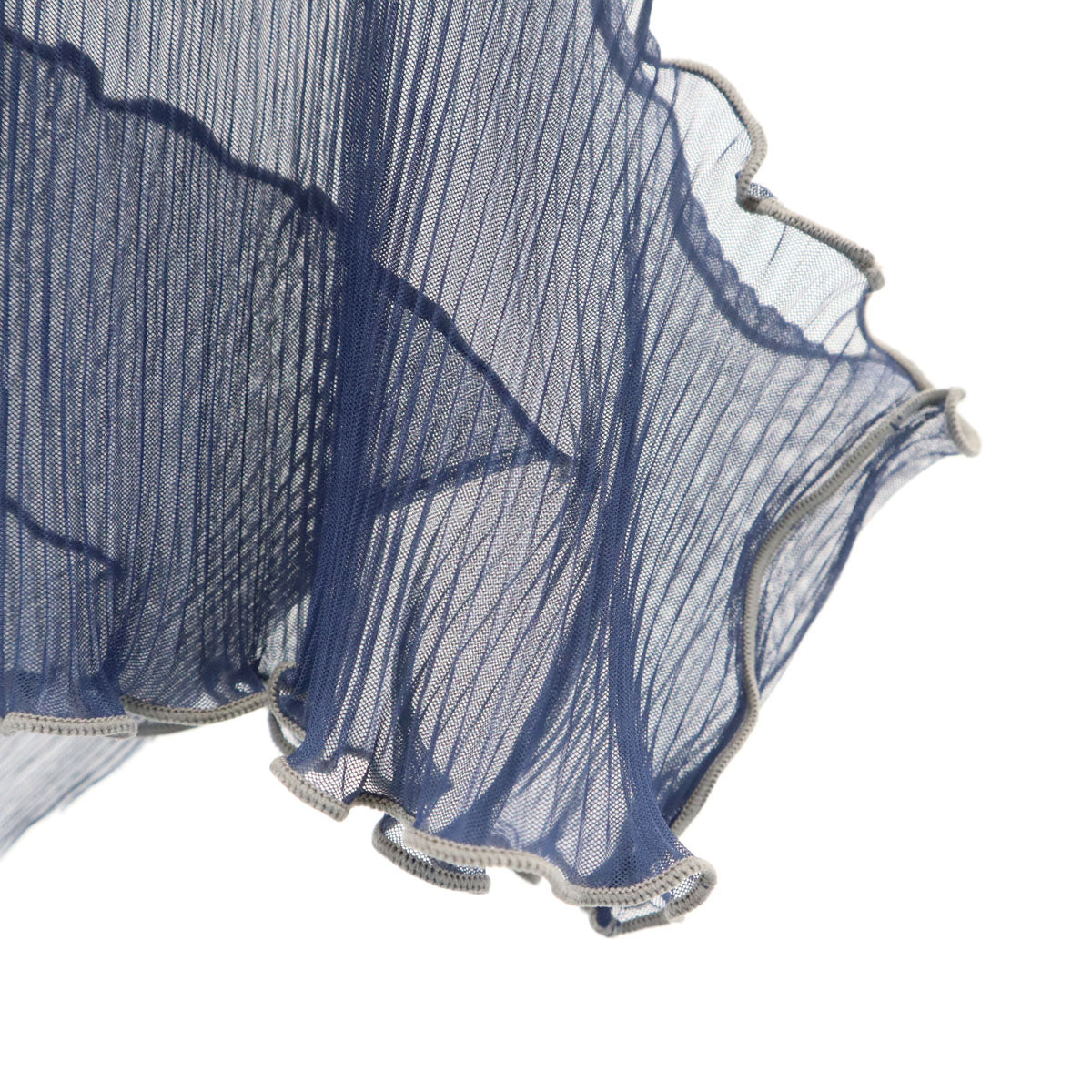 todo kotohayokozawa トゥードゥー コトハヨコザワ 日本製 ノースリーブ ショート丈 プリーツ カットソー ネイビー トップス レディース