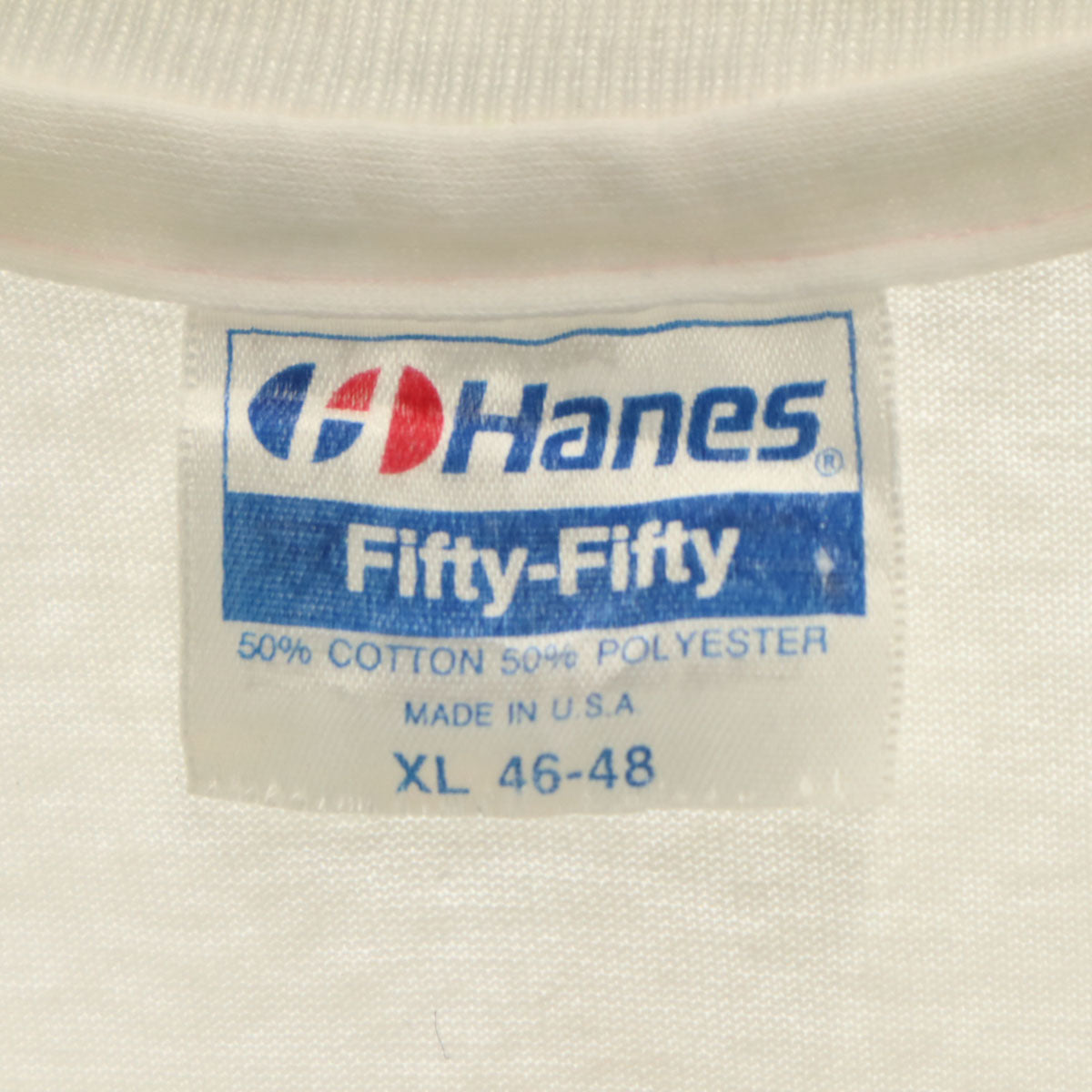 Hanes ヘインズ 90s USA製 オールド マウスプリント 半袖 Tシャツ XL ホワイト シングルステッチ メンズ