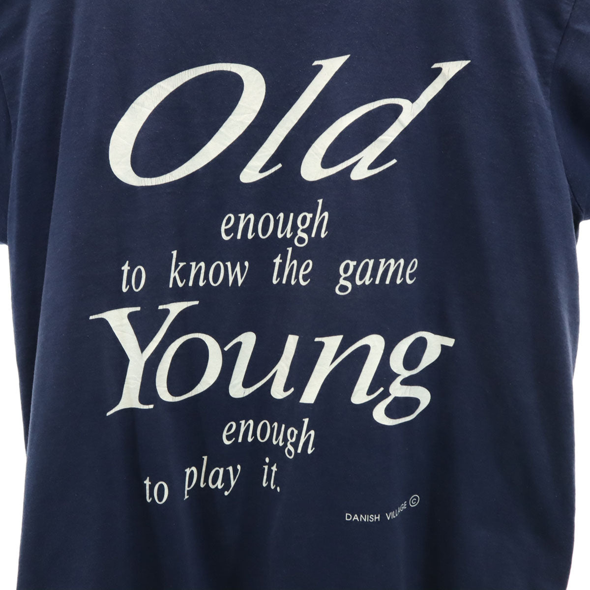 ONEITA オニータ 90s USA製 オールド メッセージプリント 半袖 Tシャツ XL ネイビー シングルステッチ メンズ