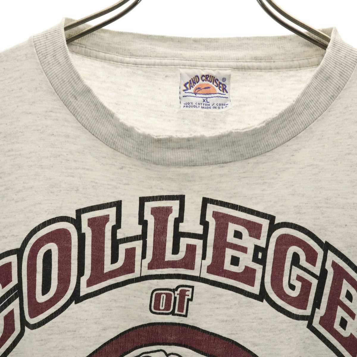SAND CRUISER 90s USA製 オールド 半袖 Tシャツ XL グレー シングルステッチ メンズ