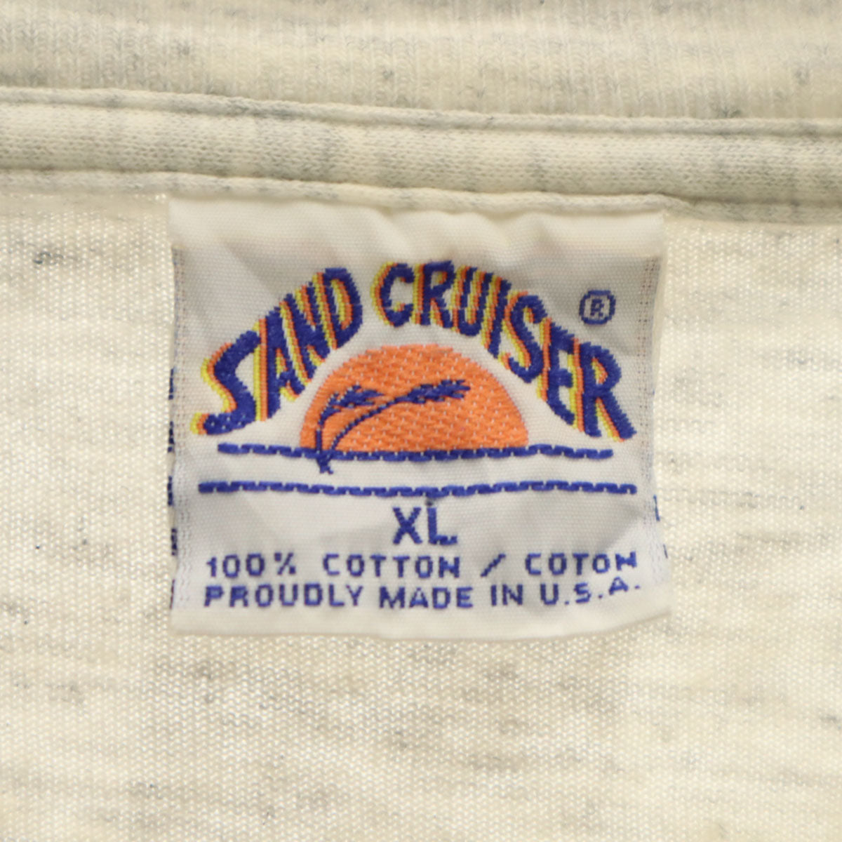SAND CRUISER 90s USA製 オールド 半袖 Tシャツ XL グレー シングルステッチ メンズ
