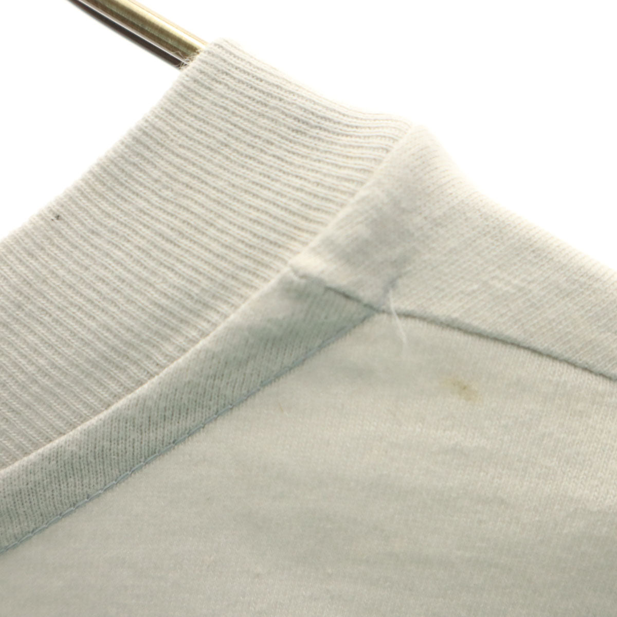 Hanes ヘインズ 90s USA製 オールド バックプリント 半袖 Tシャツ L グレー BEEFY-T シングルステッチ メンズ