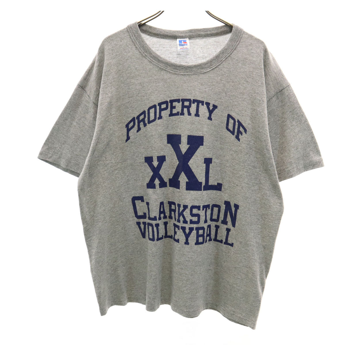 RUSSELL ATHLETIC ラッセルアスレチック 90s USA製 オールド 半袖 Tシャツ L グレー メンズ