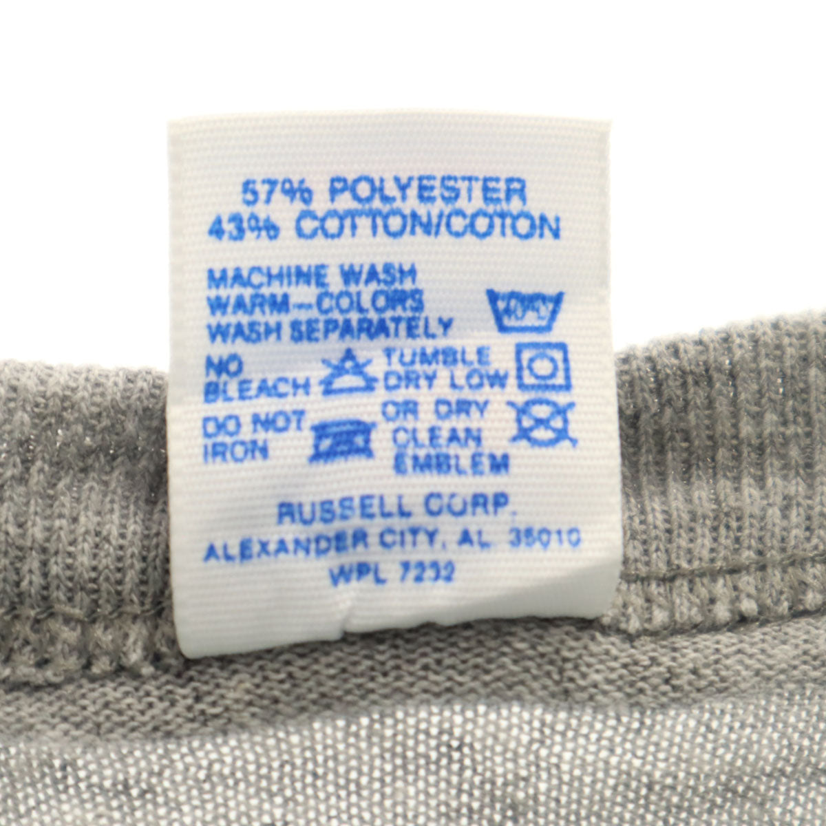 RUSSELL ATHLETIC ラッセルアスレチック 90s USA製 オールド 半袖 Tシャツ L グレー メンズ