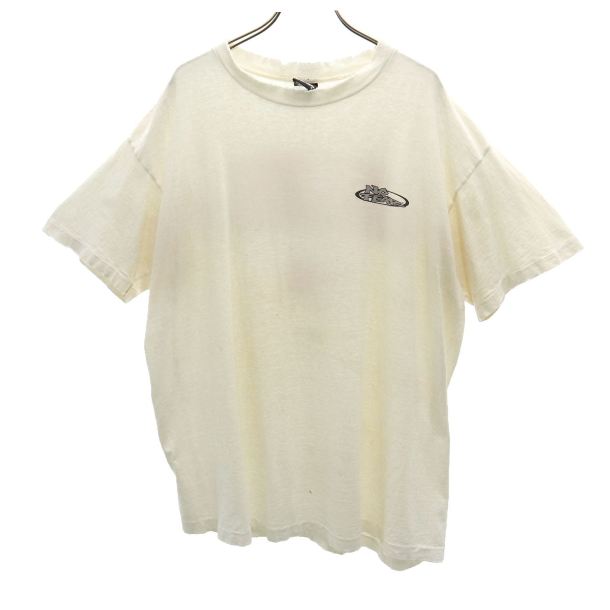 NO FEAR 90s USA製 オールド 半袖 Tシャツ XL 白 シングルステッチ メンズ