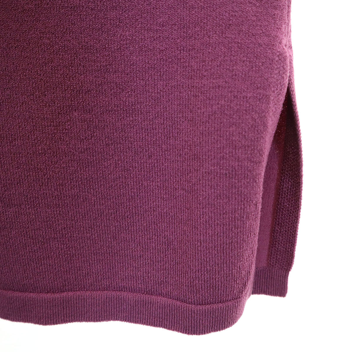 CELFORD セルフォード ノースリーブ ニット 上下 セットアップ 38 パープル レディース