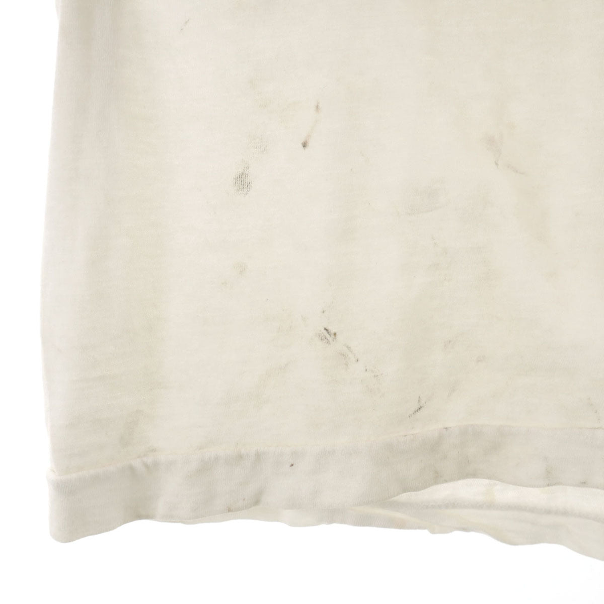 Splash スプラッシュ 80s ヴィンテージ 半袖 Tシャツ XL クリーム系 シングルステッチ メンズ