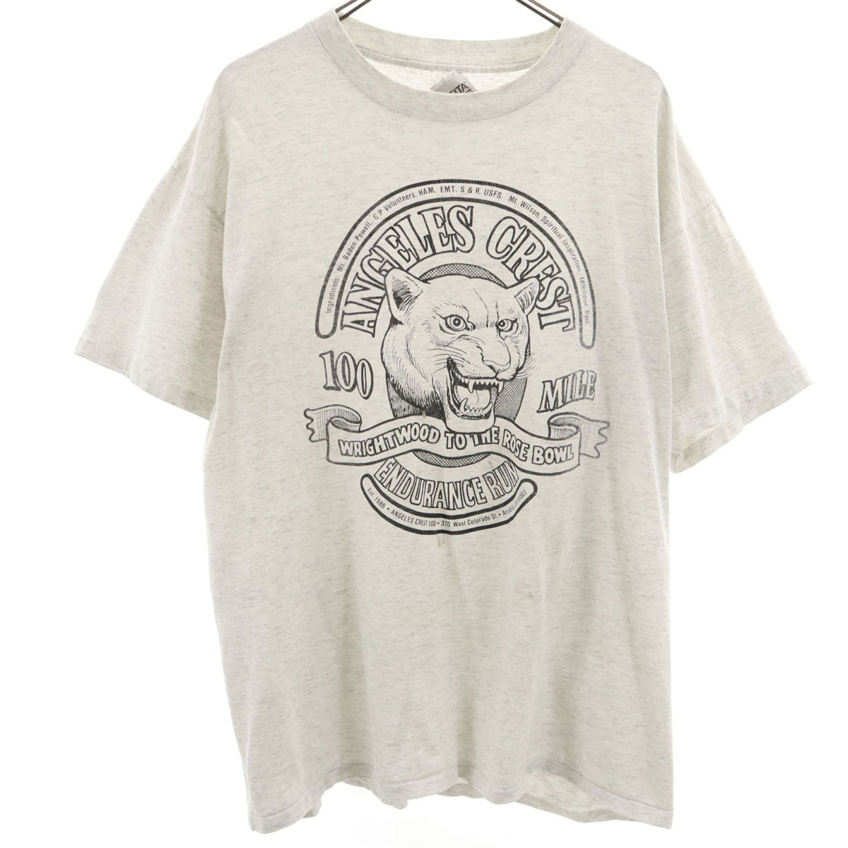90s USA製 ONEITA オニータ 半袖Tシャツ シングルステッチ 動物
