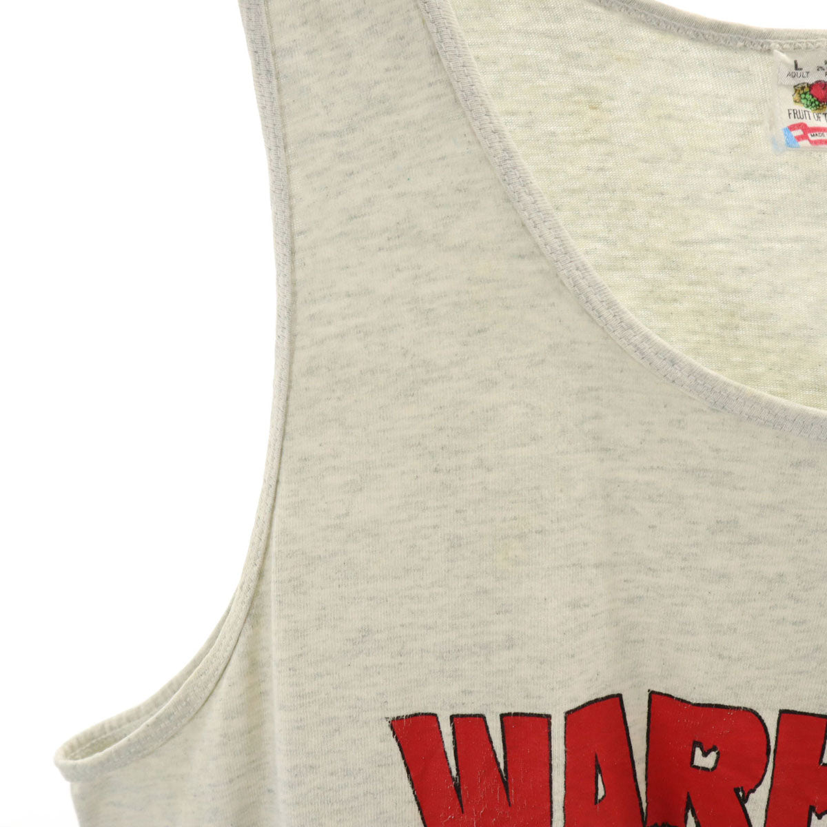 FRUIT OF THE LOOM フルーツオブザルーム 90s USA製 オールド タンクトップ L グレー系 メンズ