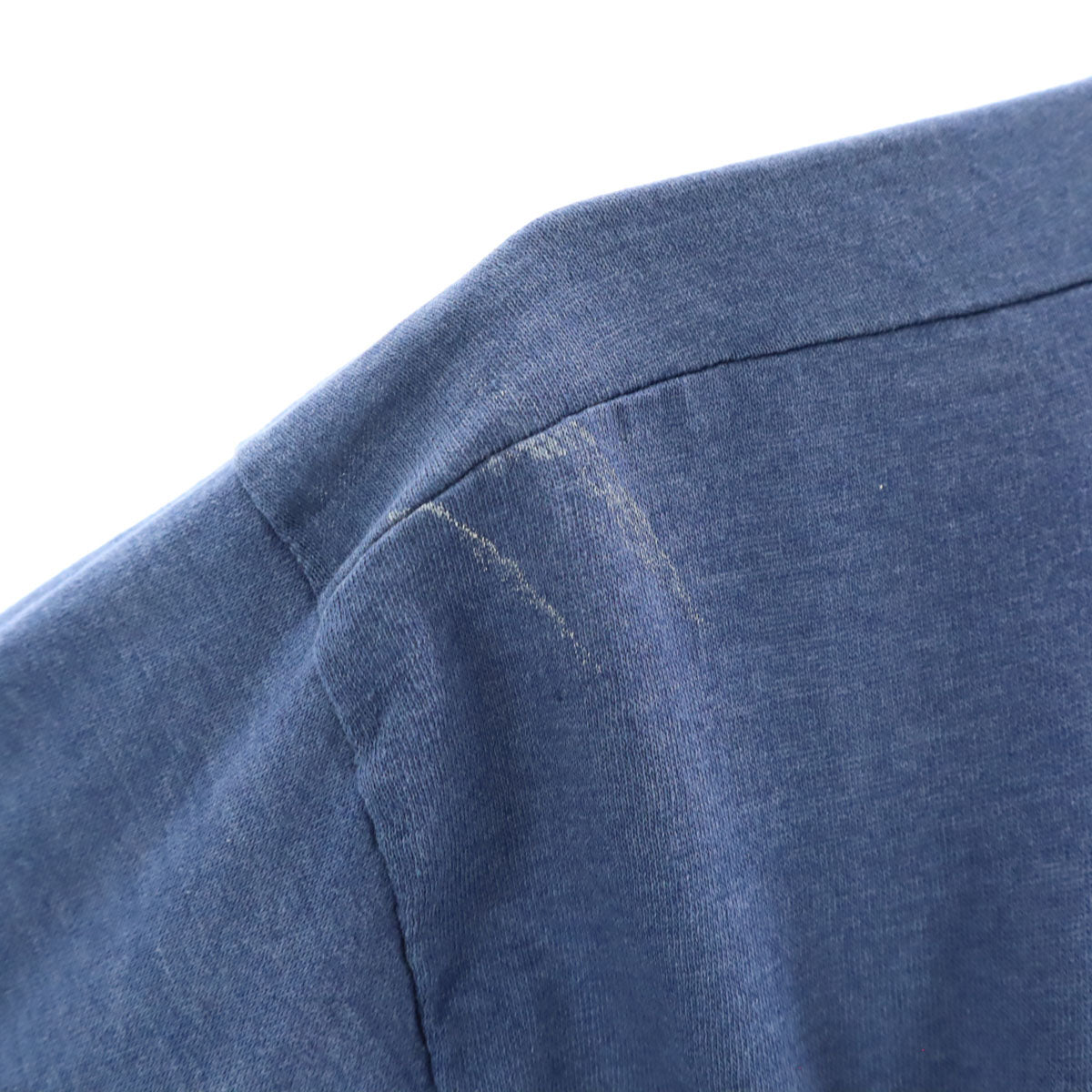 70s 80s ヴィンテージ 半袖 SEAS Tシャツ XL ネイビー系 シングルステッチ メンズ