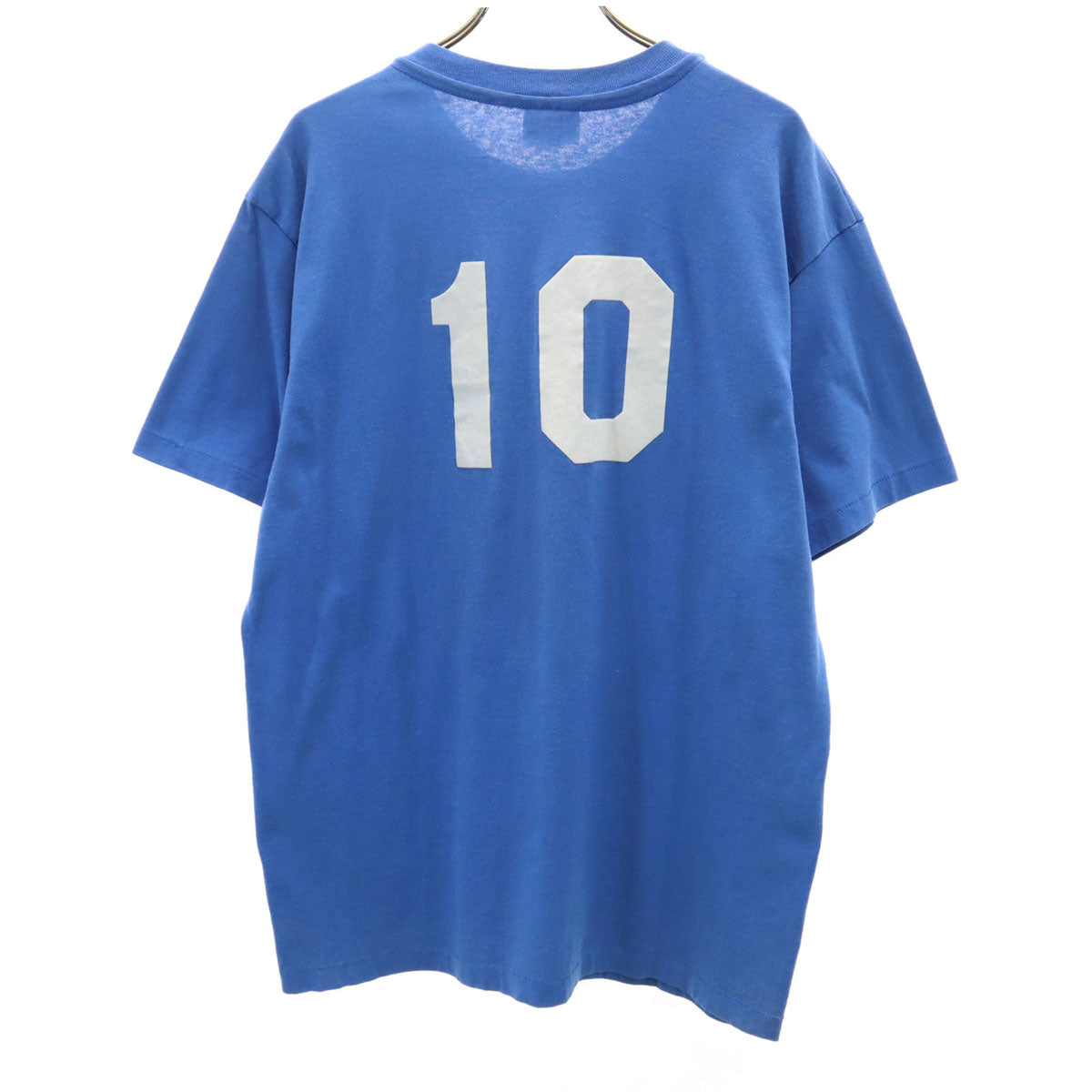 Hanes ヘインズ 80s 90s USA製 オールド 半袖 Tシャツ L 青 Fifty-Fifty シングルステッチ ポケT メンズ