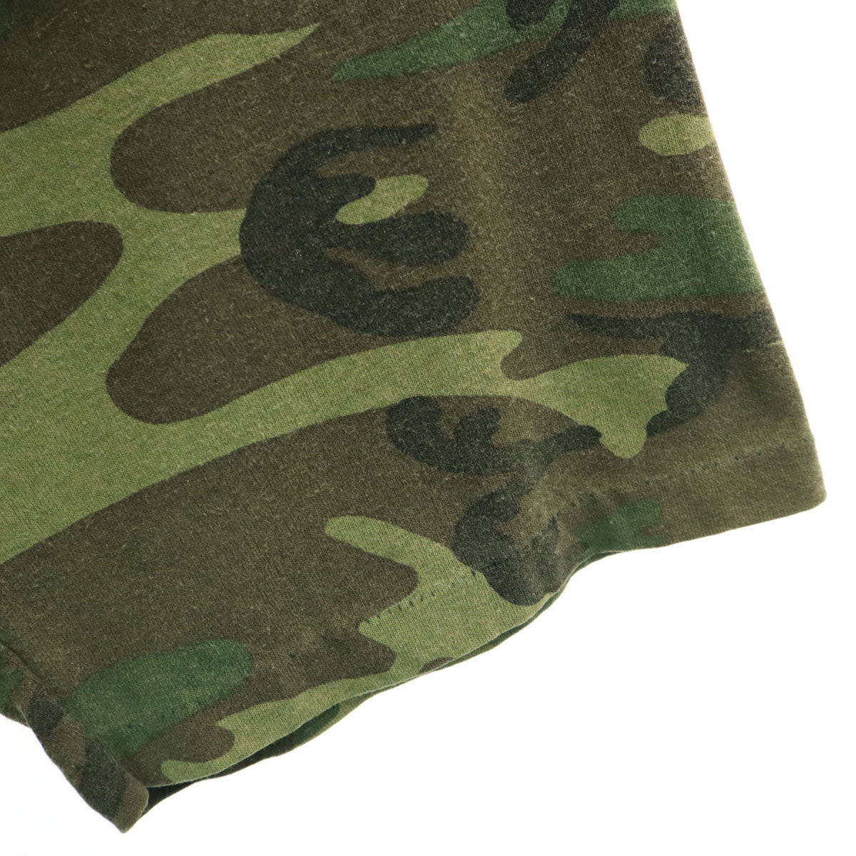 LIBERTY リバティ 90s USA製 オールド カモフラ柄 半袖 Tシャツ XL カーキ 迷彩 ポケT メンズ