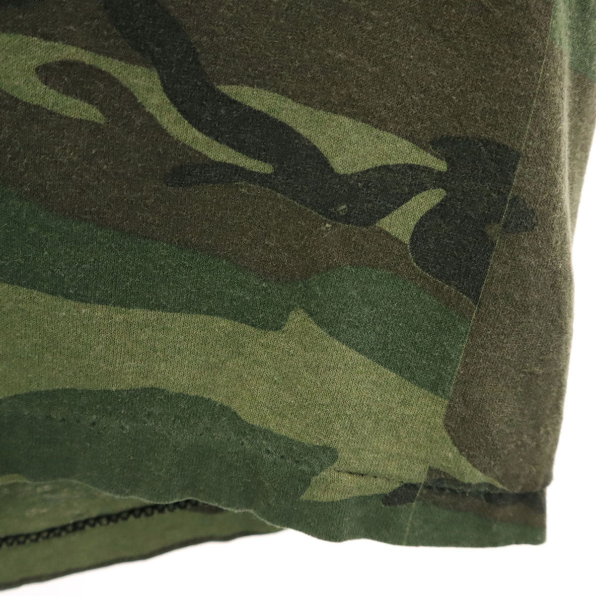 LIBERTY リバティ 90s USA製 オールド カモフラ柄 半袖 Tシャツ XL カーキ 迷彩 ポケT メンズ