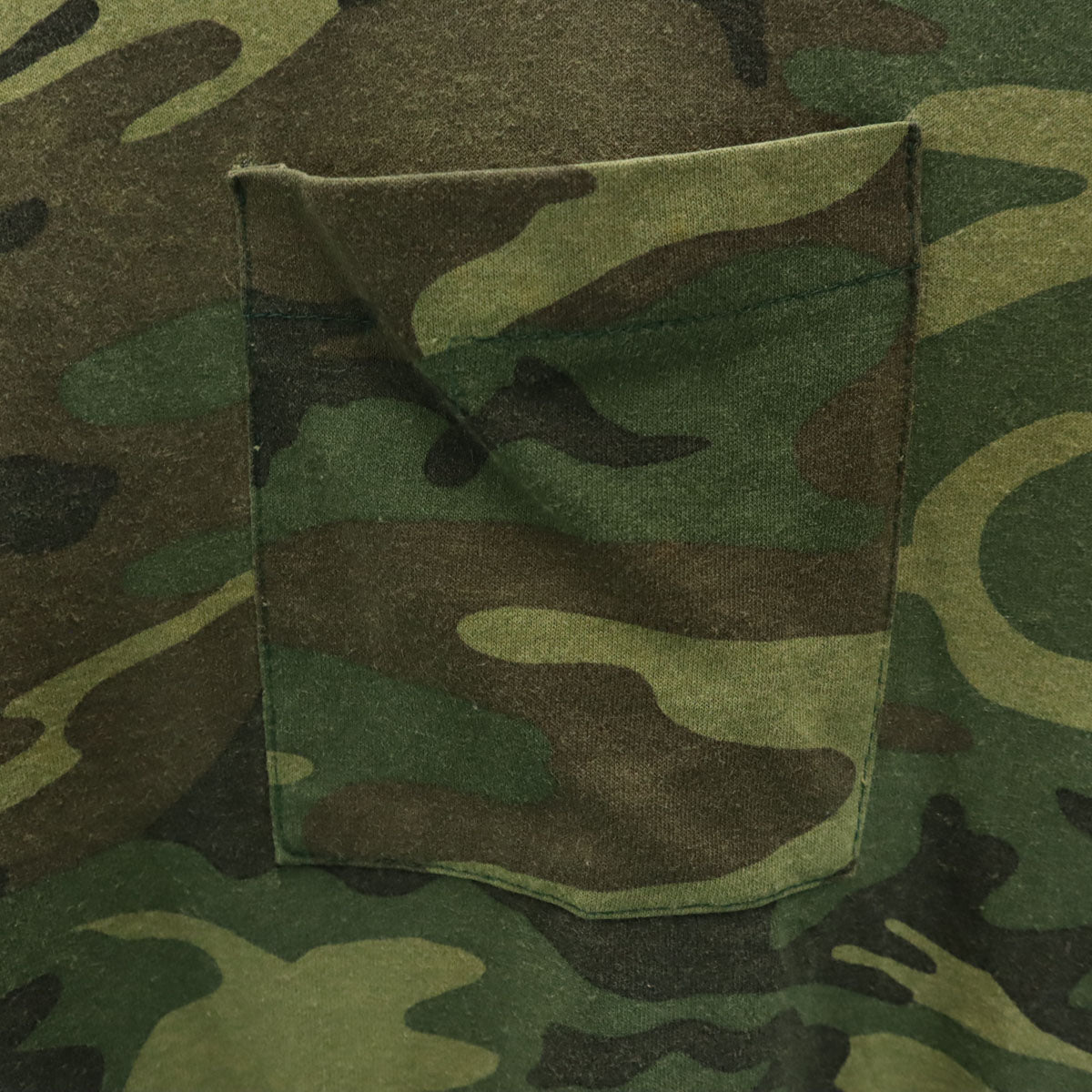 LIBERTY リバティ 90s USA製 オールド カモフラ柄 半袖 Tシャツ XL カーキ 迷彩 ポケT メンズ