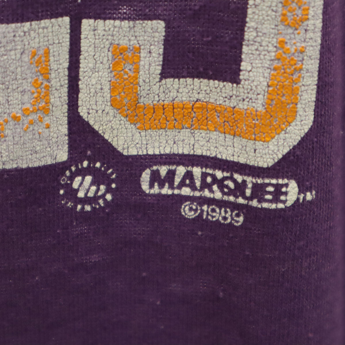 JERZEES ジャージーズ 80s USA製 ヴィンテージ WASHINGTON HUSKIES 半袖 Tシャツ XL パープル メンズ