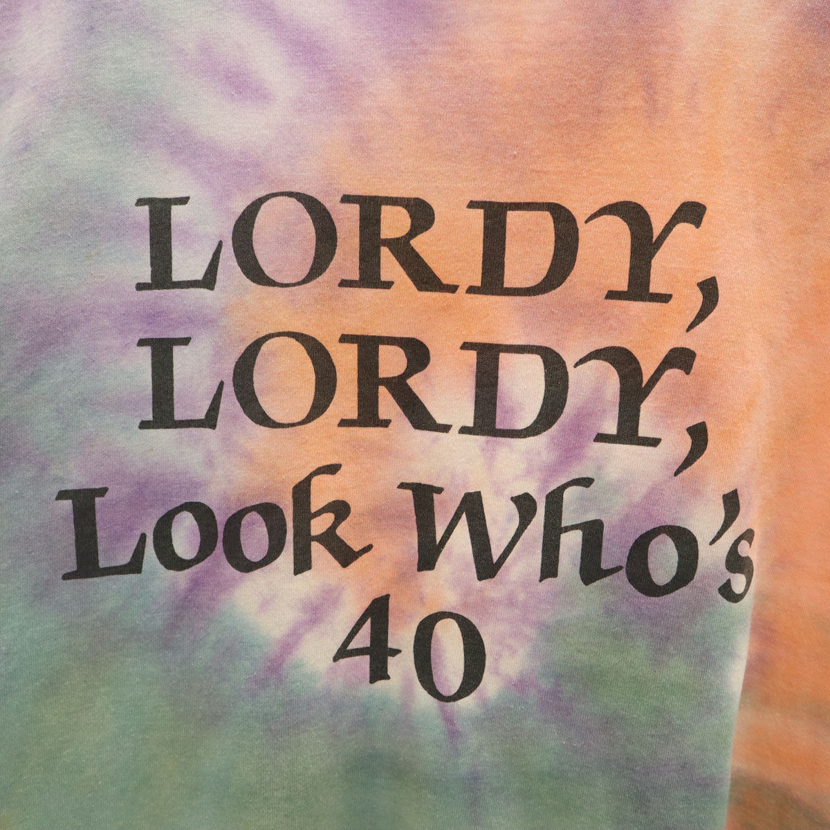 SCREEN STARS BEST スクリームスターズベスト 90s USA製 オールド タイダイ染め メッセージプリント 半袖 Tシャツ XL パープル シングルステッチ メンズ