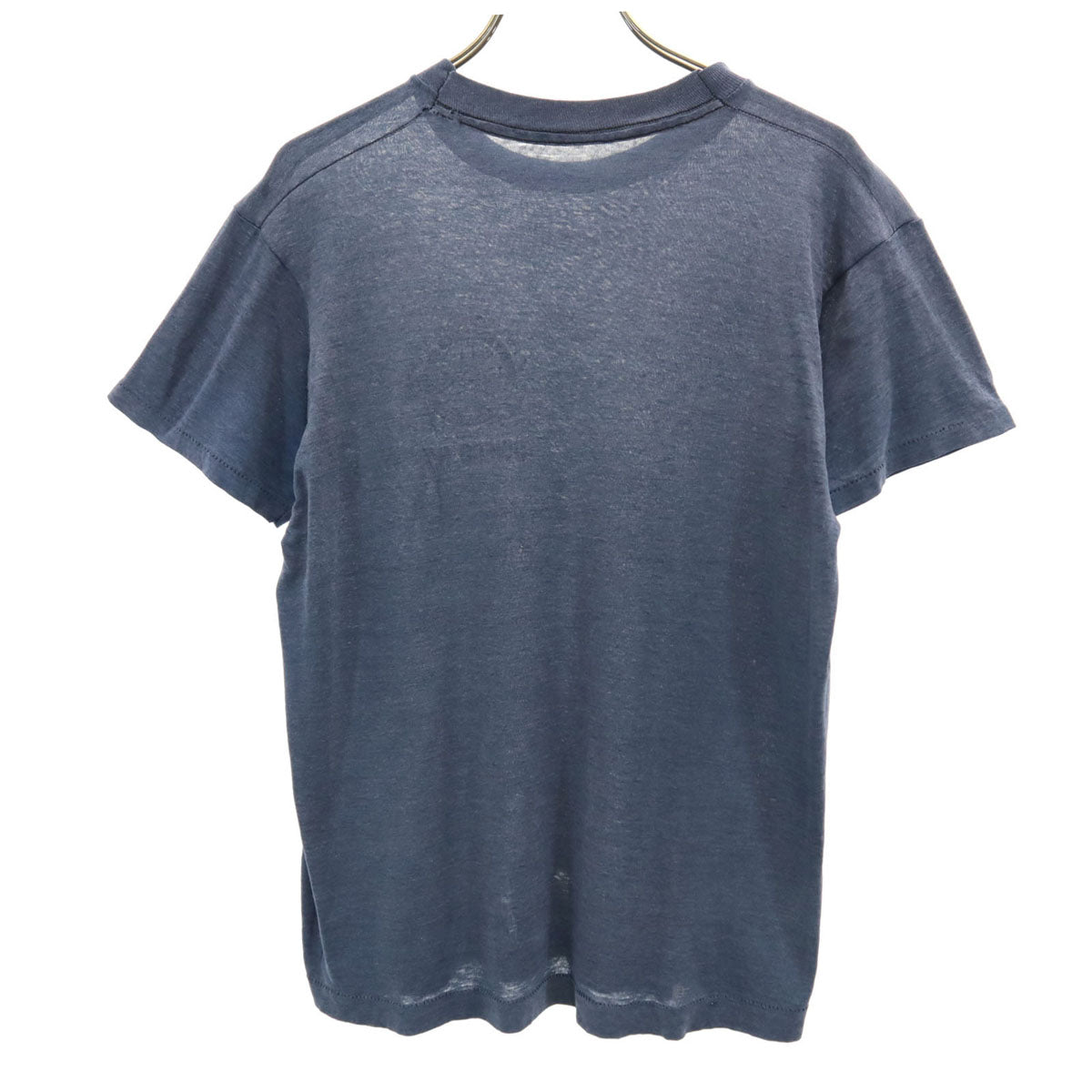 80s 90s オールド OWEGO,N.Y. 半袖 Tシャツ ネイビー シングルステッチ メンズ