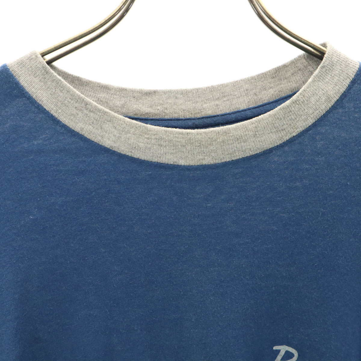 80s 90s オールド Pecos,TX 半袖 Tシャツ 青紺系 メンズ