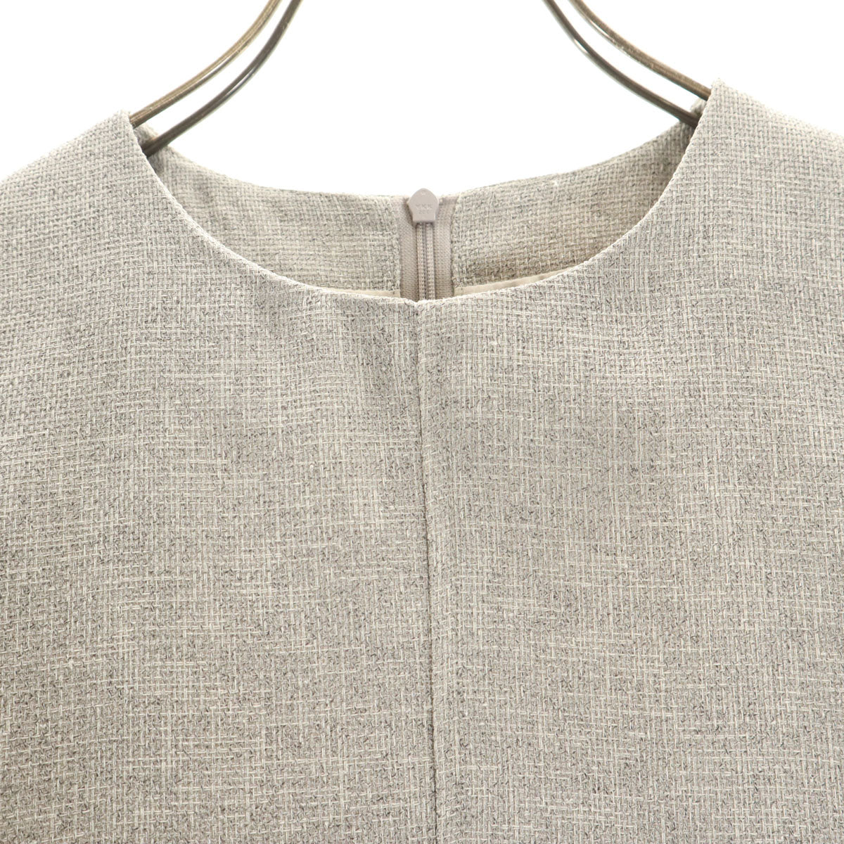 Mila Owen ミラオーウェン ノースリーブ ベルトトップ カットソー 上下 セットアップ 0 グレー レディース