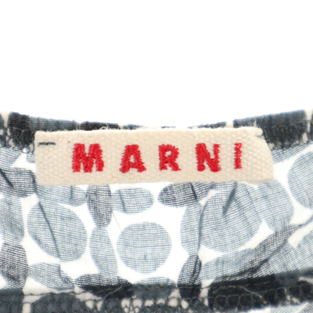 MARNI マルニ 総柄 イタリア製 キャミソール 1 グレー系 レディース