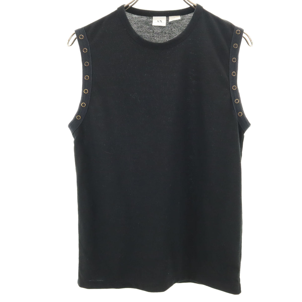 ARMANI EXCHANGE アルマーニエクスチェンジ 90s 00s オールド ノースリーブ カットソー S ブラック系 メンズ