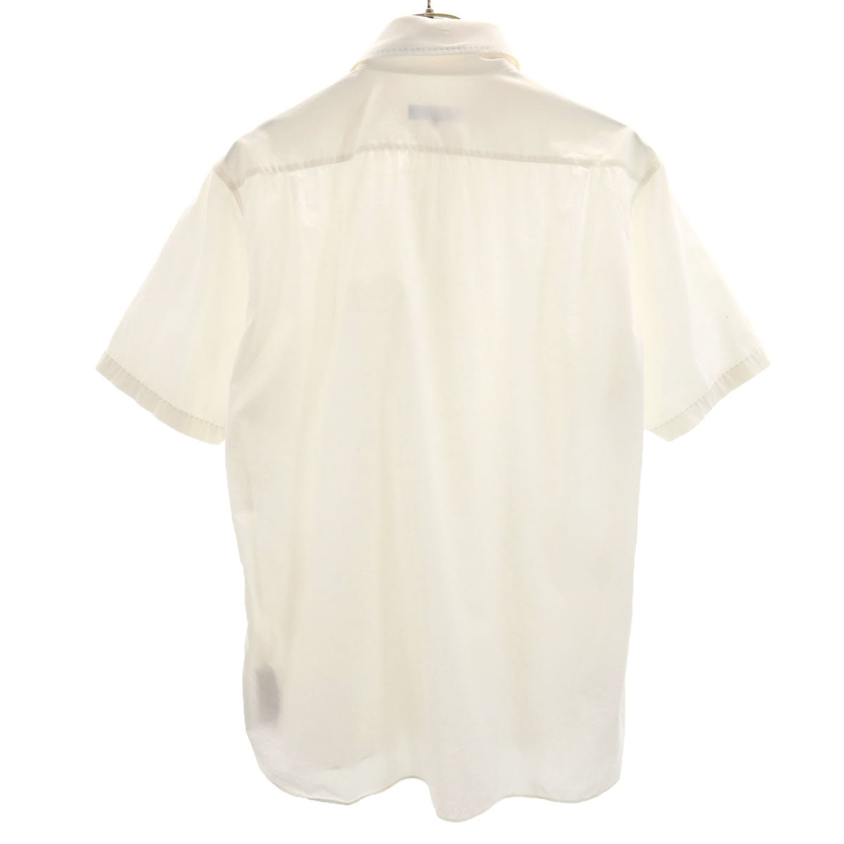 BURBERRY BLACK LABEL バーバリーブラックレーベル 半袖 ハーフボタン シャツ 2 ホワイト系 三陽商会 メンズ